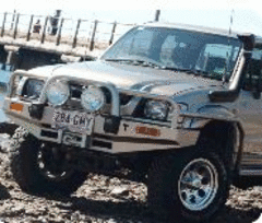 TJM Bull Bar T15 Black Steel For Toyota Hilux 6Th Gen 11/01-03/05(In Store Pick Up Only) - 070SB15G87I