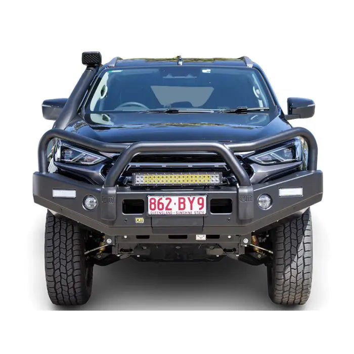 TJM Signature Bull Bar Black Alloy For Isuzu Mu-X Uj 08/21(In Store Pick Up Only) - 070AT15N35C