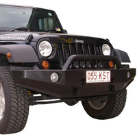 TJM Explorer Bull Bar Black Steel For Jeep Wrangler Jk 03/07-03/19(In Store Pick Up Only) - 070SB03N36Z
