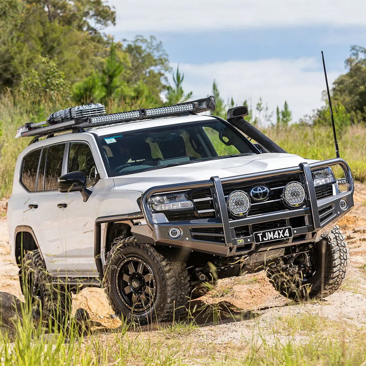 TJM Outback Bull Bar Steel Black-070SB13A82D (In Store Pick Up Only)