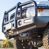 TJM Outback Bull Bar Black Steel For Toyota Landcruiser Commercial Vdj79R (In Store Pick-Up Only) - 070SB13N69K