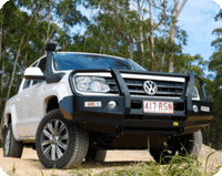 TJM Outback Bull Bar Black Steel For Volkswagen Amarok 2H 02/11-10/16 (In Store Pick-Up Only) - 070SB13N83V