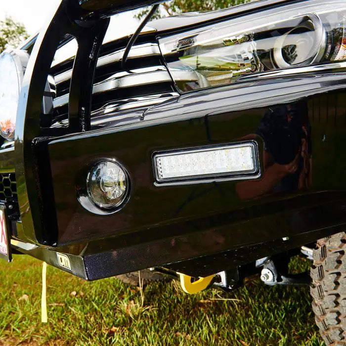 TJM Outback Bull Bar Black Steel For Toyota Hilux 8Th Gen 09/15-07/18/Toyota Fortuner Gun156R 10/15-08/20 (In Store Pick-Up Only) - 070SB13N87D