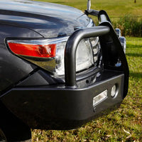 TJM Outback Bull Bar Black Steel For Toyota Landcruiser Wagon 200 Series (In Store Pick-Up Only) - 070SB13R82A