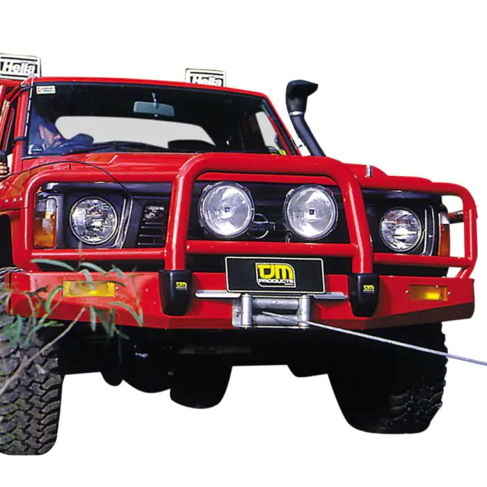 TJM Bull Bar T15 Black Steel For Nissan Patrol Gq Coil /Leaf(In Store Pick Up Only) - 070SB15N12R