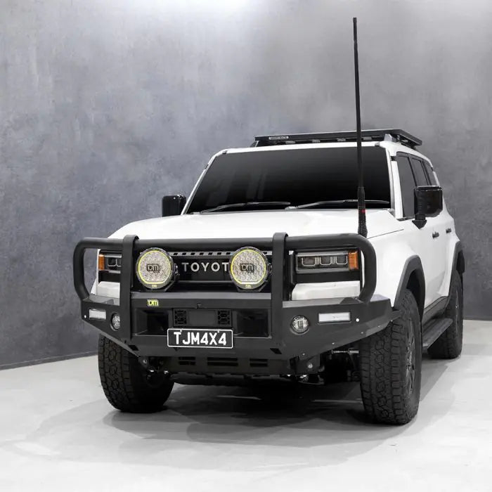 TJM Outback Bull Bar Black Steel For Toyota Prado 250 Series-070ST13N88P (In Store Pick Up Only)