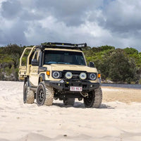 TJM Venturer Bull Bar Black Steel For Toyota Landcruiser Commercial-070ST24N69J (In Store Pick Up Only)