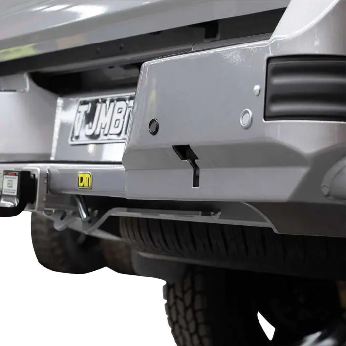TJM Rear Protection Step Towbar Black Steel 63Mm Tube For Isuzu D-Max Rg 08/20-04/24 4Dr C/Chas & Pick Up (Store Pick-Up Only) - 081SBRBA34G