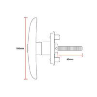 TJM Handle Rear Cw - 1077RRDH10CW