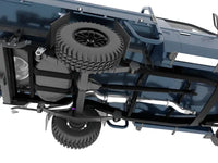 FATZ FABRICATION Vdj79 Dual Cab Exhaust, Dpf Back. Side Exit With Muffler - FFVDJ79-EXH-DC-DBK-SE-MUF