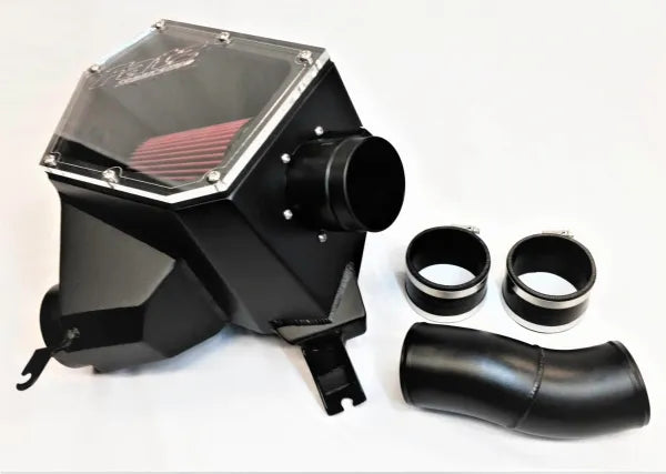 FATZ FABRICATION 200 Series Airbox. Dry Element Air Filter. Includes Plumbing To Intake. Tjm Snorkel Specific Kit With Adaptor - FF200-AB-DF-TJM