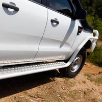 TJM Side Steps Modular Steel Sat Black 63Mm For Mazda Bt-50 / Ford Ranger (In Store Pick-Up Only) - 735SBSSK21T