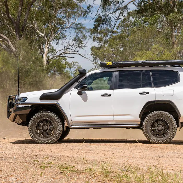 TJM Side Bar Modular Steel Sat Black 63Mm For Toyota Landcruiser Wagon 300 Series (In Store Pick-Up Only) - 780SBKIT82D
