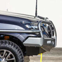 TJM Side Bar Modular Steel Sat Black 63Mm For Toyota Prado 150 Series 11/17-10/24 (In Store Pick-Up Only) - 780SBKTC88O
