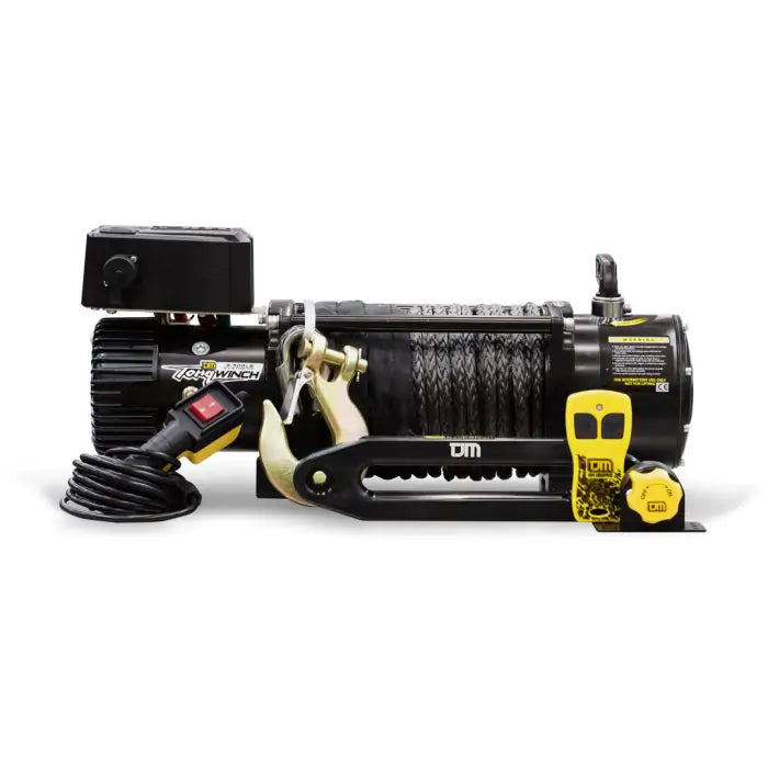 TJM Torq Winch 9500Lb Inc Black Synthetic Rope - 947TQBK95DAA