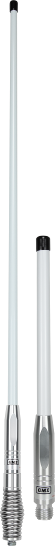 GME 1200Mm Heavy Duty Fibreglass Radome Antenna, As004 Spring (6.6Dbi Gain) - White - AE4705