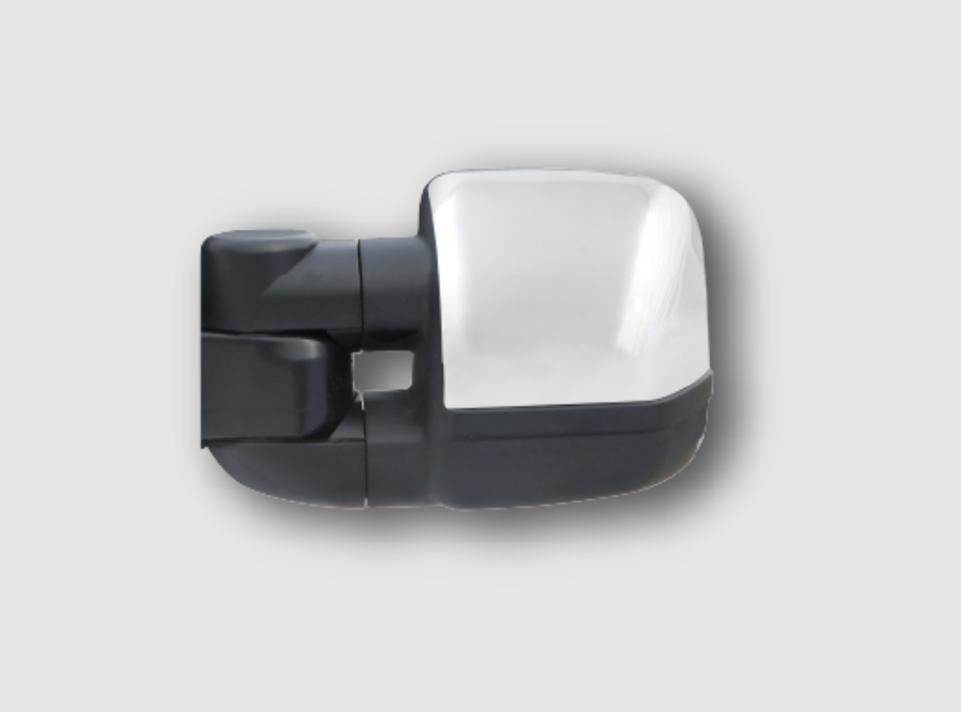 CLEARVIEW Raw Compact Towing Mirrors Power-Fold, Bsm, Indicators, Electric Isuzu D-Max My21 On - CVC-IU-DX20-FSIEX