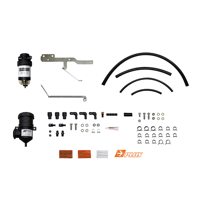 DIRECTION-PLUS Fuel Manager Pre-Filter+Catch Can Kit Everest Ford Ranger Bi-Turbo () - FMPV664DPK