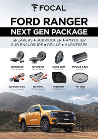 FOCAL Ford Ranger Next Gen Powered 6.1 Pack Plug & Play Speaker Upgrade - Ford Ranger NextGen Powered 6.1 pack