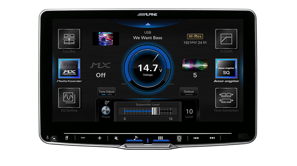 ALPINE Halo9 9” High-Res Audio Receiver With Wireless Apple Carplay / Wireless Android Auto / Hdmi / Usb / Dual Camera / Bluetooth / Hi-Res Audio Wireless / Ldac / Dab+ Suitable For Nissan Navara Np300 St-X - NAVARA-F509-STX