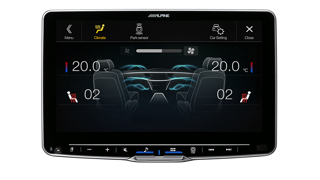 ALPINE Halo9 9” High-Res Audio Receiver With Wireless Apple Carplay / Wireless Android Auto / Hdmi / Usb / Dual Camera / Bluetooth / Hi-Res Audio Wireless / Ldac / Dab+ Suitable For Nissan Navara Np300 St-X - NAVARA-F509-STX