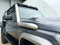 FATZ FABRICATION Vdj70 Rh Snorkel. Ram Head, Texture Coated Satin Black. Suit 3.25