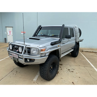 FATZ FABRICATION Vdj70 Lh Snorkel. Powder Coated Satin Black. (No Lh Airbox Fitted) - FFVDJ-SNLH-SPC