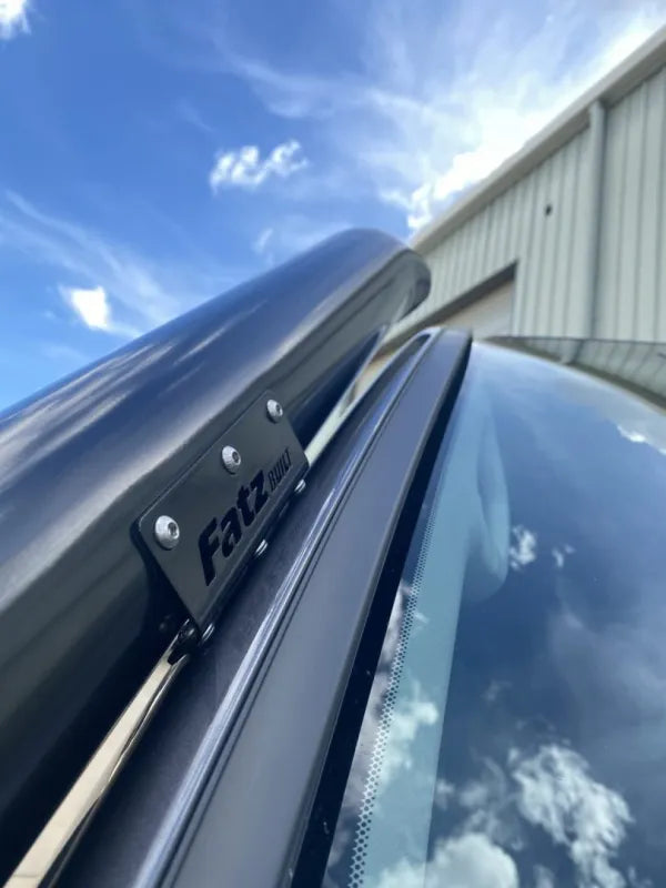 FATZ FABRICATION 200 Series Rh Snorkel. Powder Coated Satin Black. Suit 4" Fatz Airbox - FF200-SNRH-SPC-4