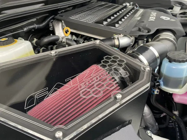 FATZ FABRICATION 200 Series Airbox. Dry Element Air Filter. Includes Plumbing To Intake. Tjm Snorkel Specific Kit With Adaptor - FF200-AB-DF-TJM