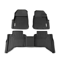 TJM Deep Dish Car Mats For Isuzu D-Max Dual Cab (3Rd Gen) 2020+ - IZD001-3D