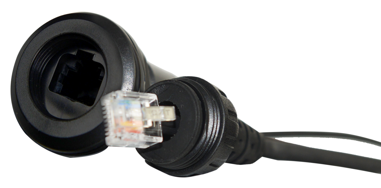 GME 2 Metre Ip67 Microphone Extension Lead With Panel Mount Suit Xrs-390C - LE119