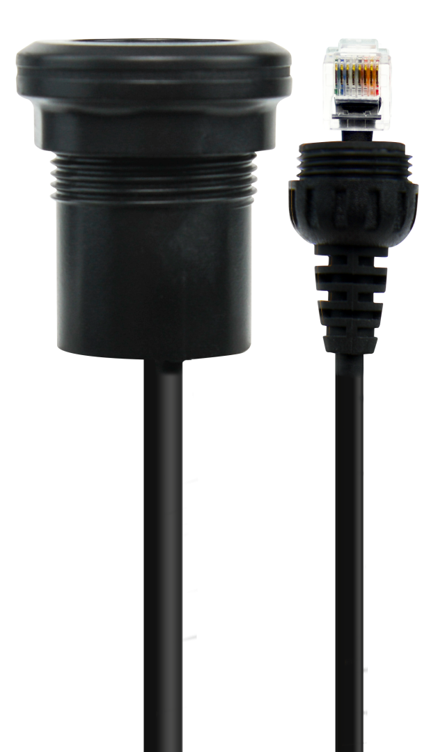 GME 2 Metre Ip67 Microphone Extension Lead With Panel Mount Suit Xrs-390C - LE119
