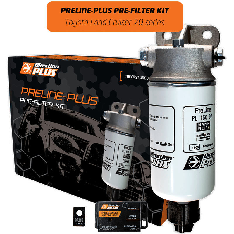 DIRECTION-PLUS Preline-Plus Pre-Filter Kit Land Cruiser 70 Series () - PL648DPK