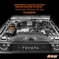 DIRECTION-PLUS Preline-Plus Pre-Filter Kit Land Cruiser 70 Series () - PL648DPK