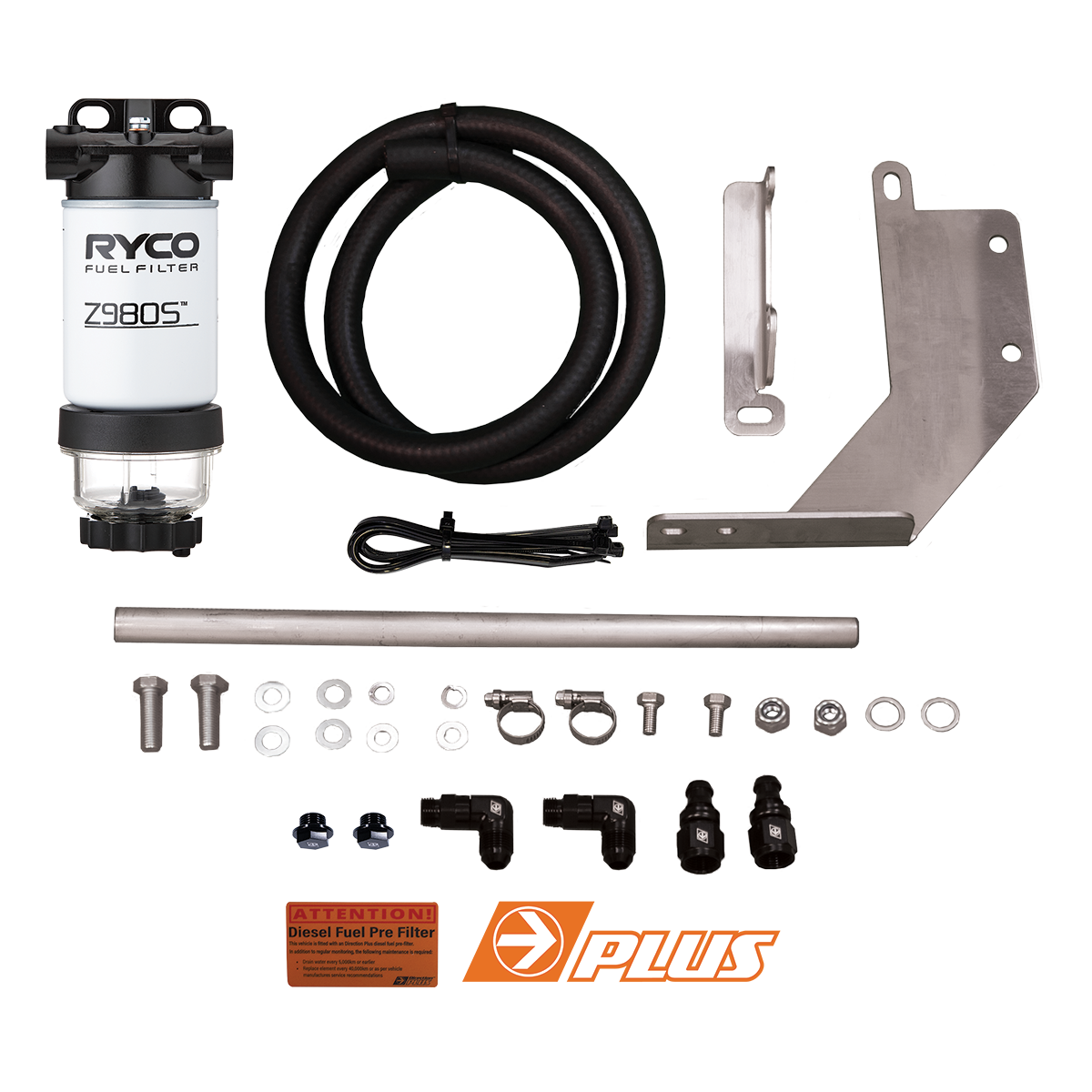 DIRECTION-PLUS Ryco Pre-Filter Kit Land Cruiser 200 () + Wireless Sensor Kit - RC615DPK