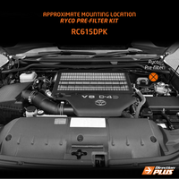 DIRECTION-PLUS Ryco Pre-Filter Kit Land Cruiser 200 () + Wireless Sensor Kit - RC615DPK
