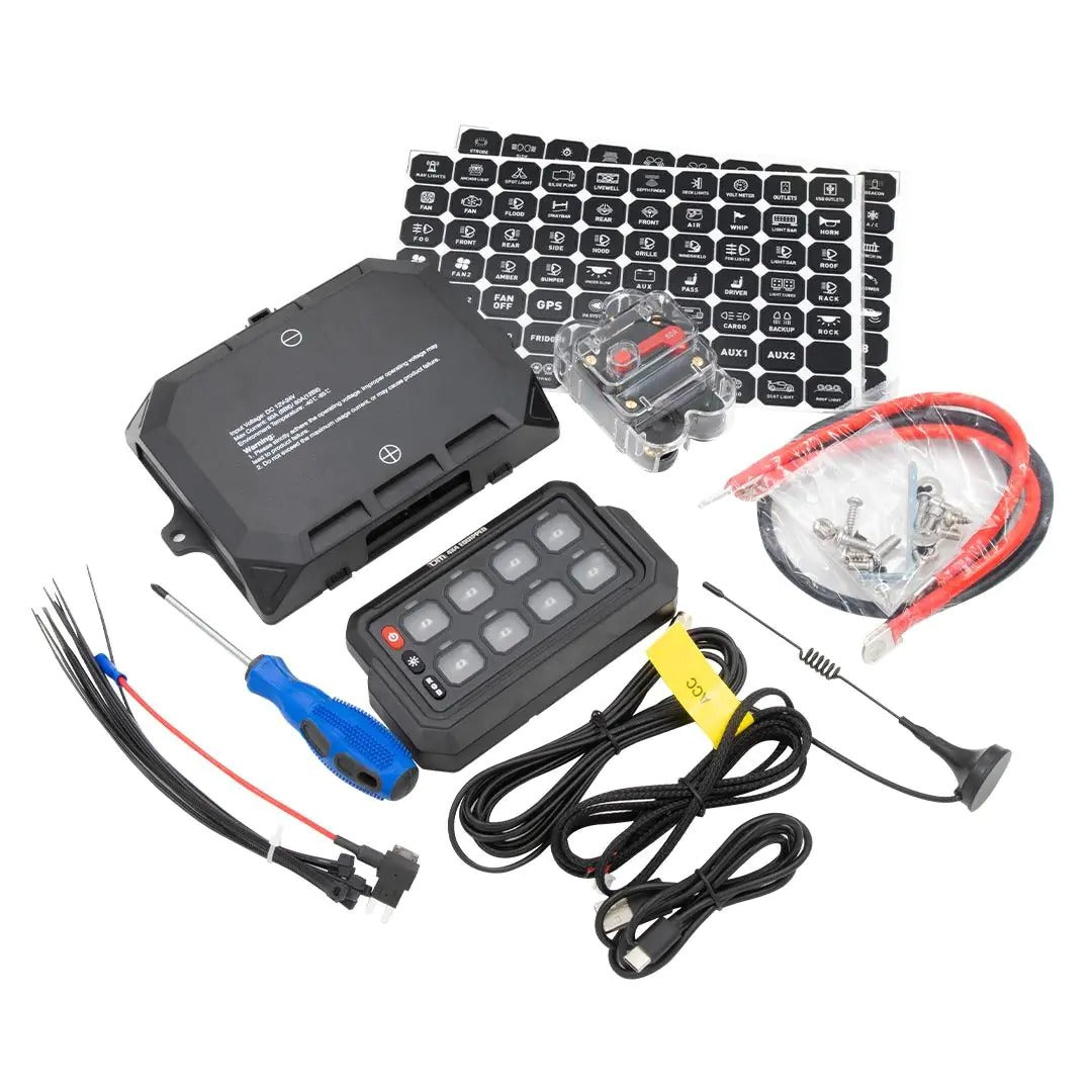 TJM Wireless 8 Gang Switch Panel Controller - 032TJM8WSPC