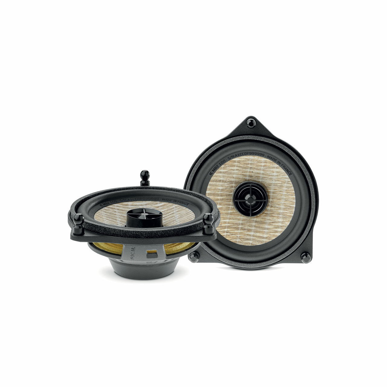 FOCAL Mercedes Compatible 4” Coaxial Speaker Kit | - ICMBZ 100