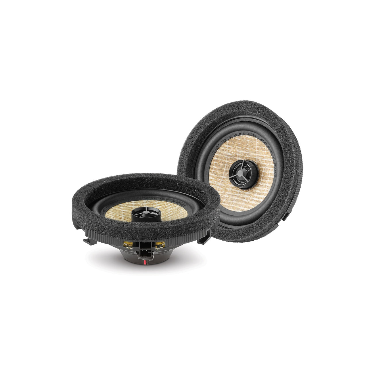 FOCAL Mercedes Compatible 4” Coaxial Speaker Kit V2 - 2023 Onwards | - ICMBZ 100 V2