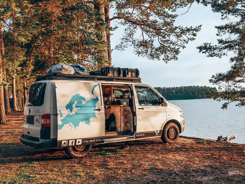 FRONT RUNNER Volkswagen T5 Transporter Lwb (2003-2015) Slimline Ii Roof Rack Kit - KRVK006T