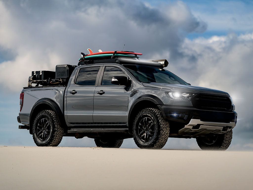 FRONT RUNNER Ford Ranger T6 / Wildtrak / Raptor (2012-2022) Slimsport Roof Rack Kit - KSFR004T