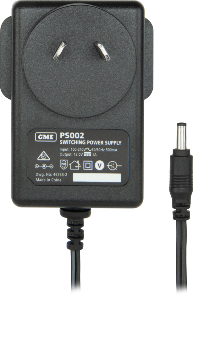 GME 1 Amp Power Supply - Suit Bcd014 / Bcd015 - PS002