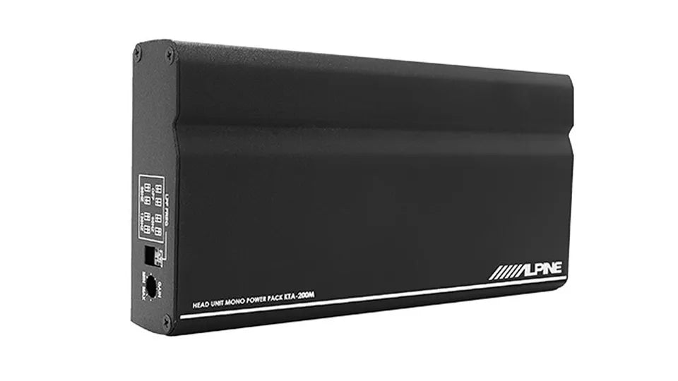 ALPINE Mono Powerpack Amplifier ( 200 Rms ) ( 400 Dpp ) - KTA-200M