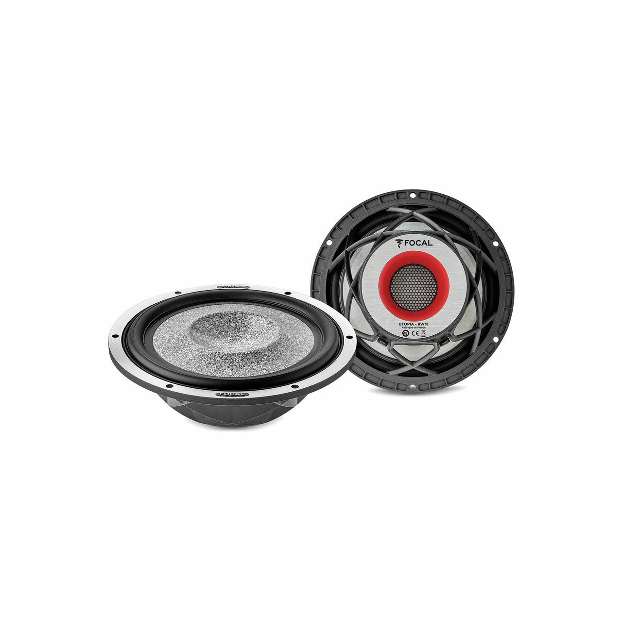 FOCAL 8” Midbass Driver Utopia M, 100W Rms 4 Ohm 45Hz - 5Khz | - 8WM 8” (each)