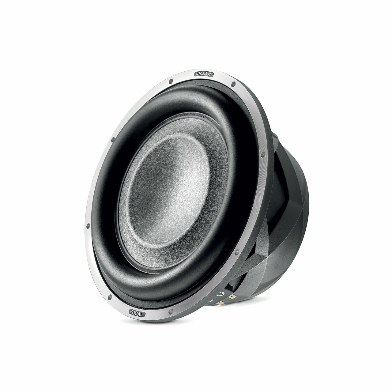 FOCAL 10” Subwoofer Utopia M, 400W Rms Dual 4Ohm, For Sealed Only Enclosure 10-15L, 25Hz - 800Hz | - 10WM 10” (each)