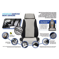 MSA Ford F250/F350 Xlt Single/Super / Dual Cab Complete Front And Second Row Set Seat Cover - F250CO