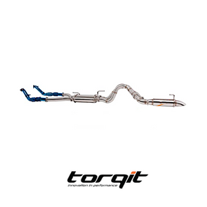Custom Engineered Car: 3.5" Back Twin Torqit Exhaust Toyota 79 Series (PICK UP ONLY)