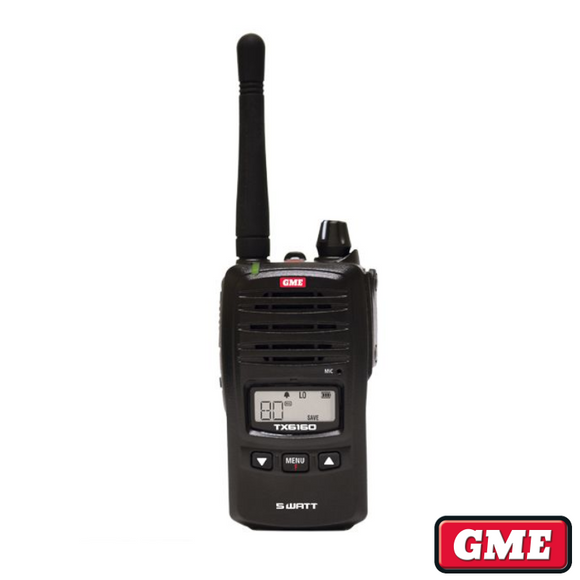 GME TX6160X 5/1W UHF IP67 Handheld Radio