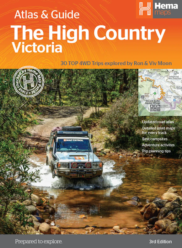 Hema maps The Victorian High Country Atlas & Guide