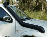TJM AIRTEC SNORKEL POLYETHYLENE BLACK KIT FOR HOLDEN RODEO